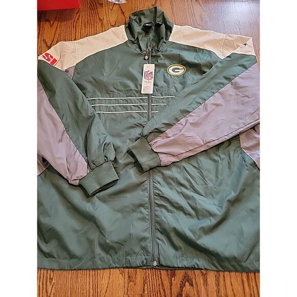 REEBOK GREEN BAY PACKERS JACKET MENS SIZE 2XL FULL ZIP ZIPPER NWT - Picture 6 of 7